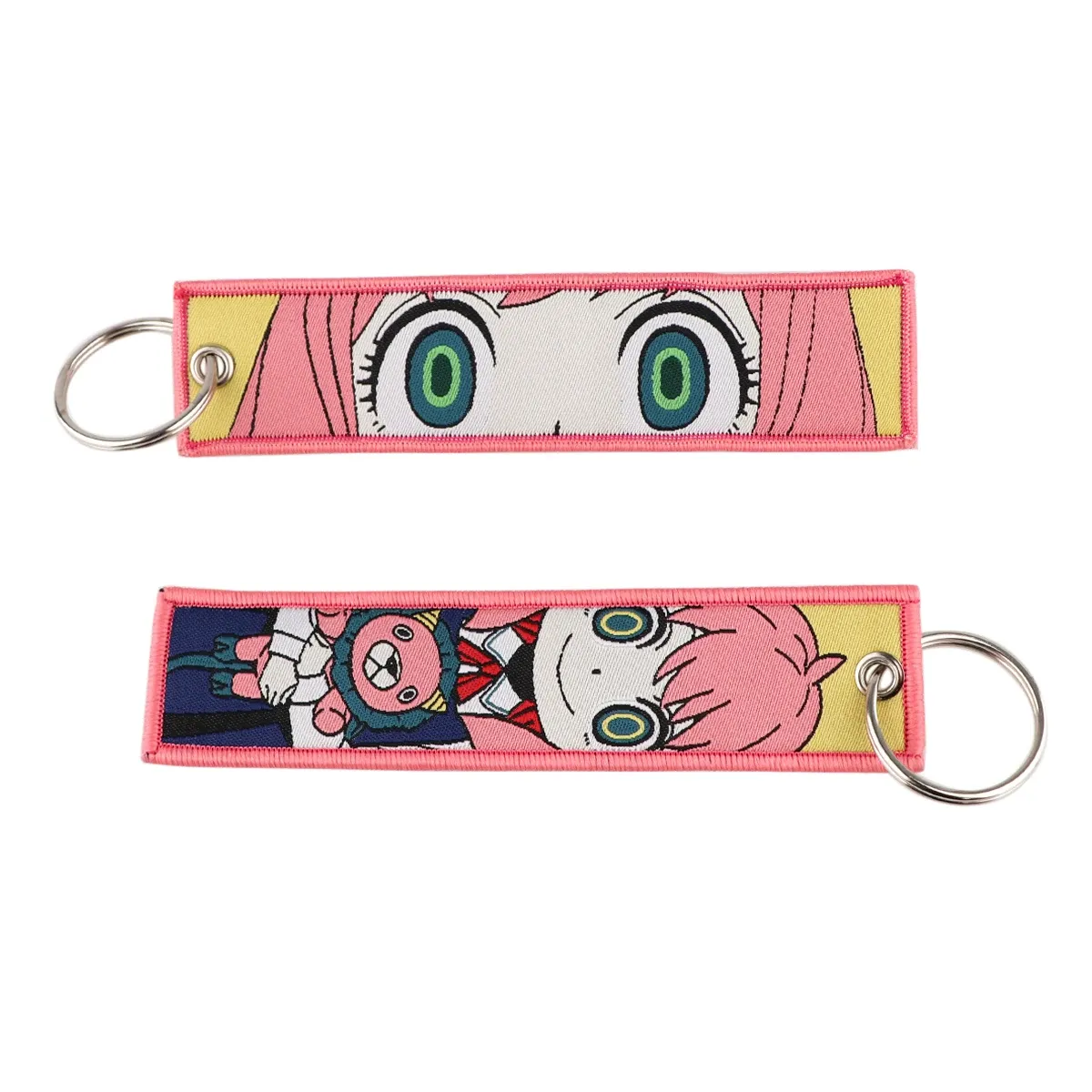 Porte-clés brodé Gojo Satoru, style manga et anime, pour moto et voiture 91
