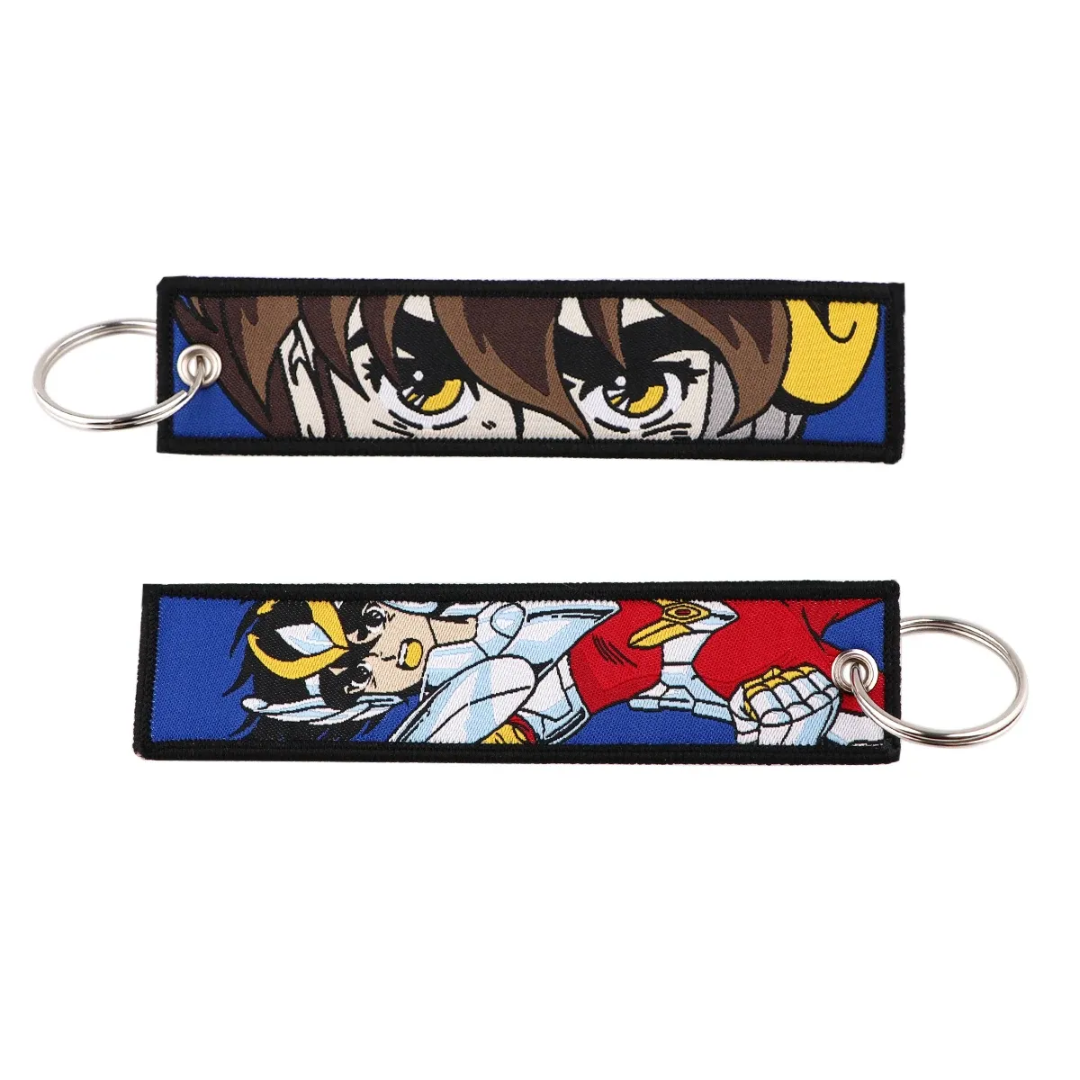 Porte-clés brodé Gojo Satoru, style manga et anime, pour moto et voiture 90
