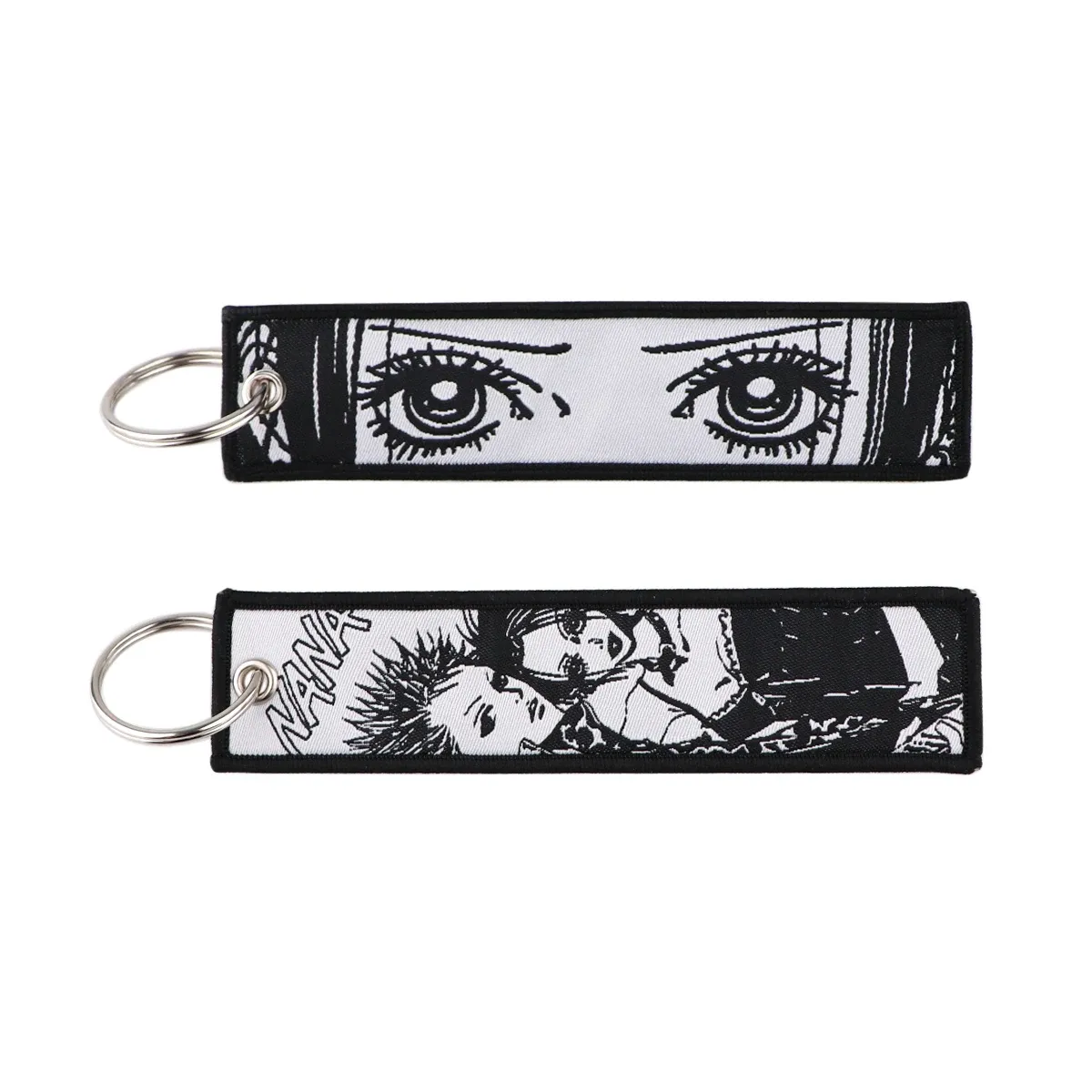 Porte-clés brodé Gojo Satoru, style manga et anime, pour moto et voiture 83