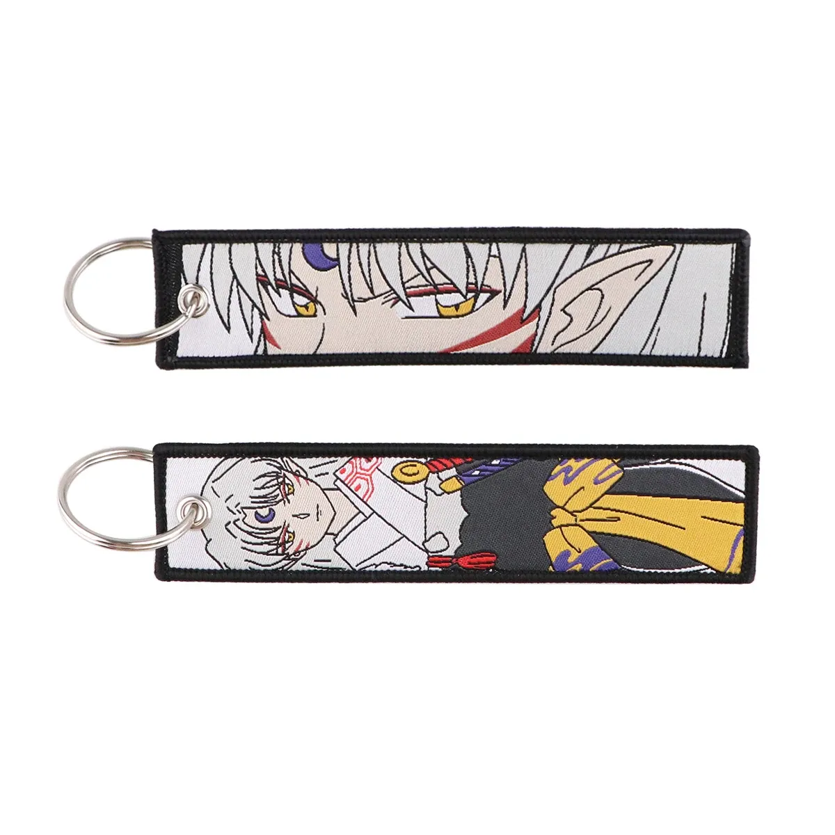 Porte-clés brodé Gojo Satoru, style manga et anime, pour moto et voiture 86