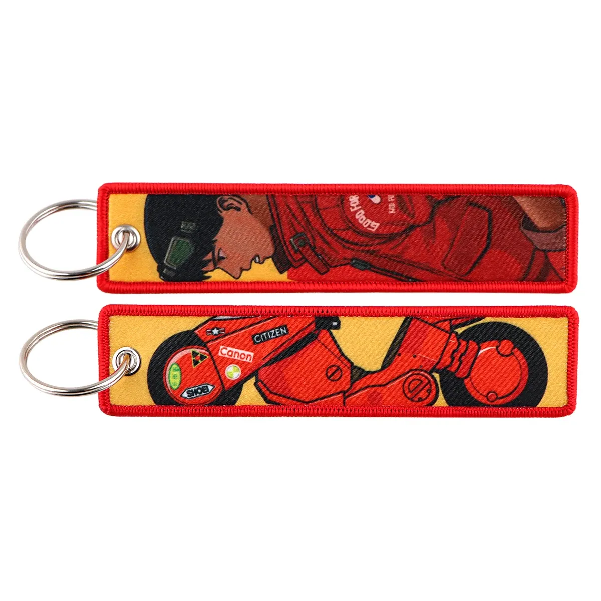 Porte-clés brodé Gojo Satoru, style manga et anime, pour moto et voiture 84