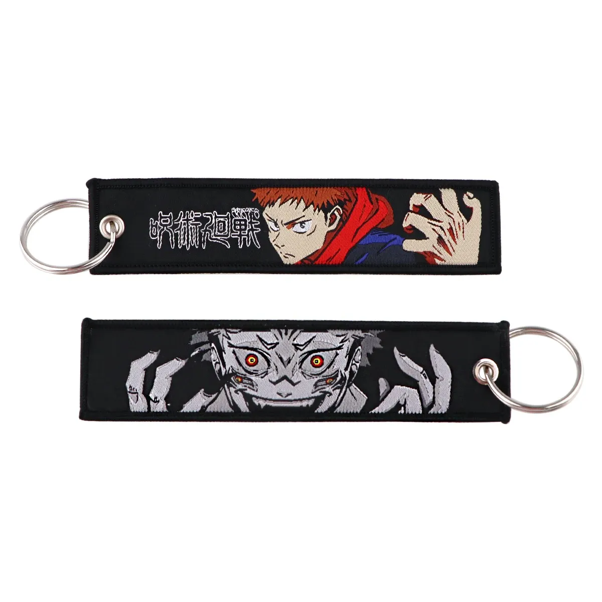 Porte-clés brodé Gojo Satoru, style manga et anime, pour moto et voiture 80