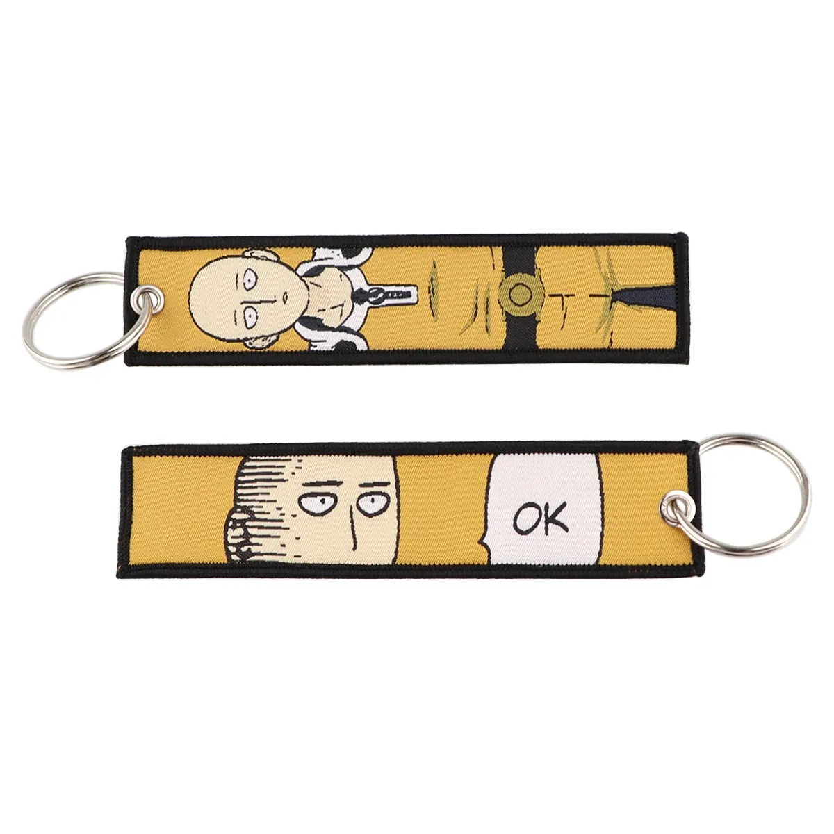 Porte-clés brodé Gojo Satoru, style manga et anime, pour moto et voiture 73