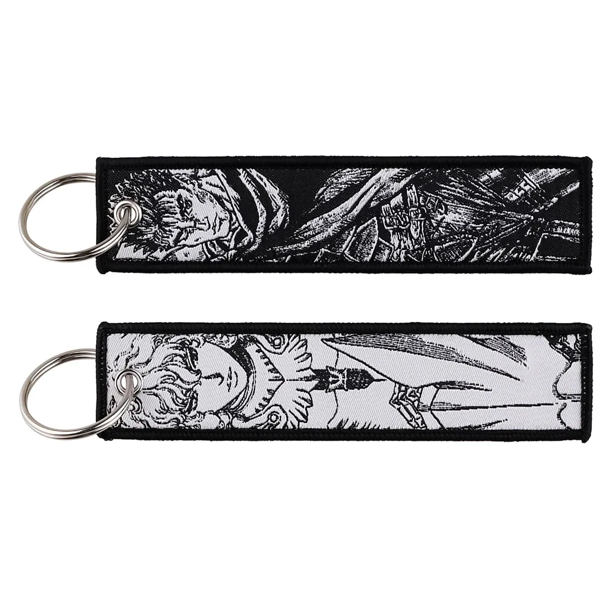 Porte-clés brodé Gojo Satoru, style manga et anime, pour moto et voiture 30