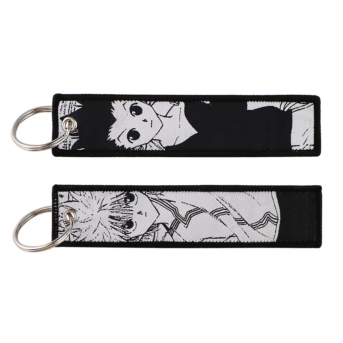 Porte-clés brodé Gojo Satoru, style manga et anime, pour moto et voiture 29