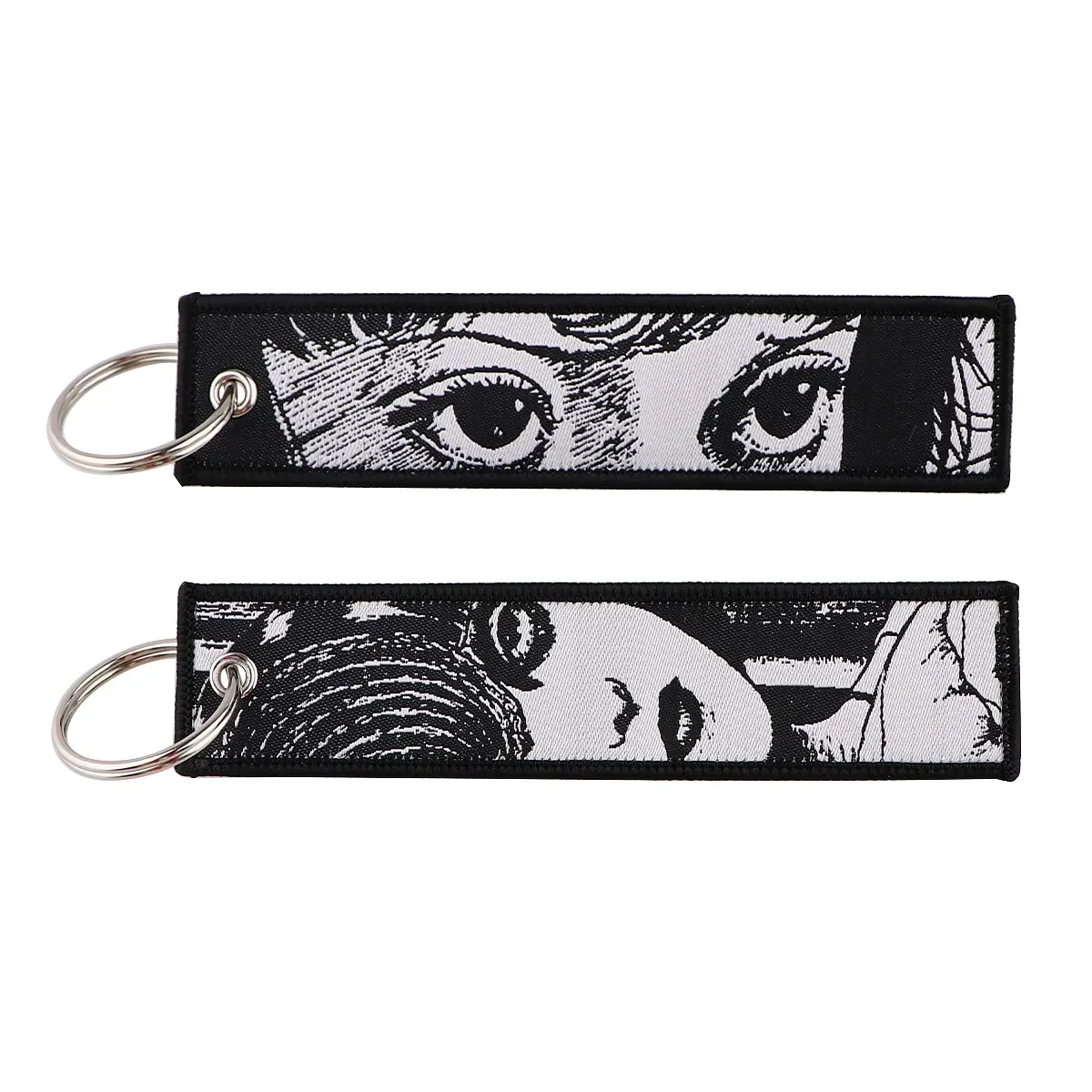 Porte-clés brodé Gojo Satoru, style manga et anime, pour moto et voiture 20