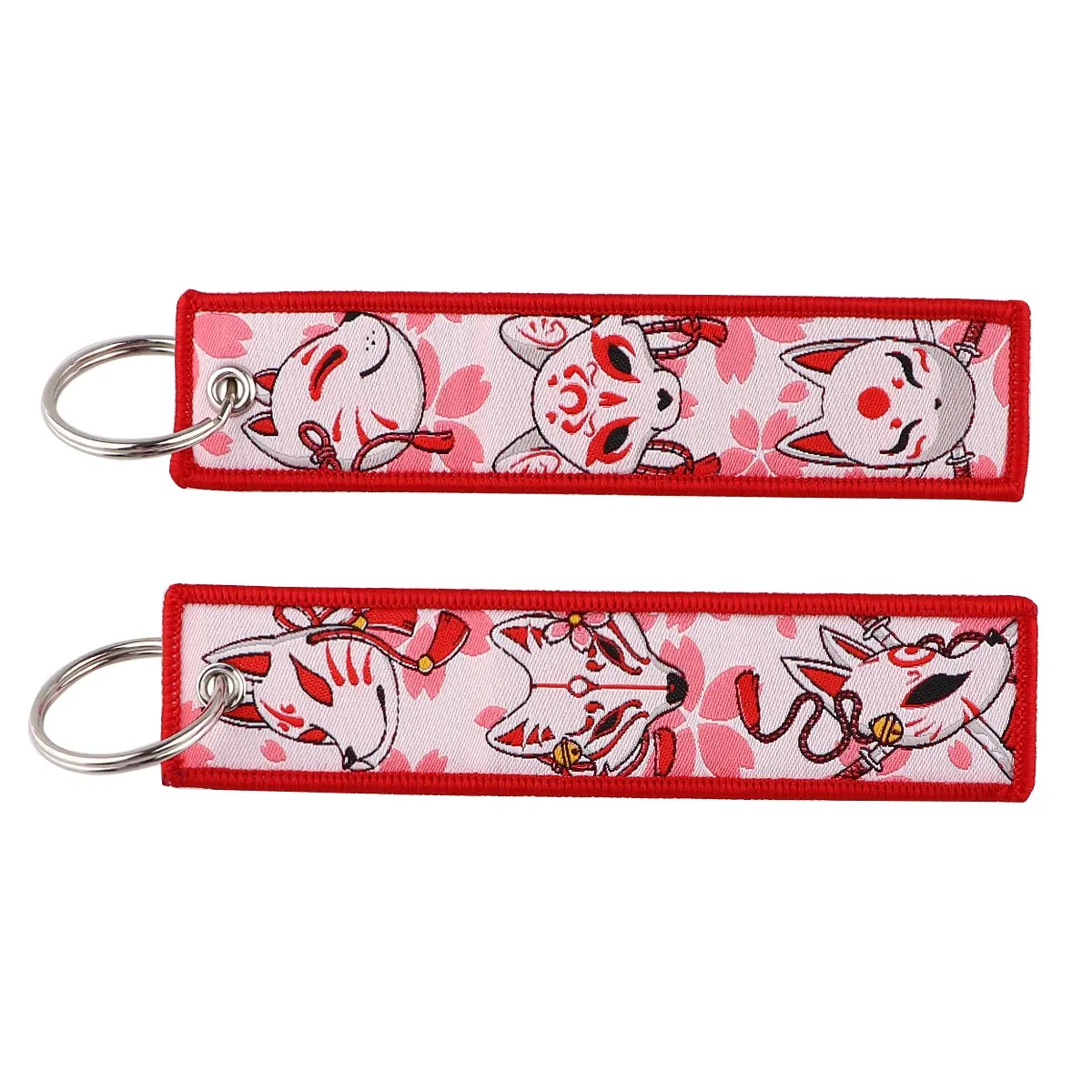 Porte-clés brodé Gojo Satoru, style manga et anime, pour moto et voiture 23