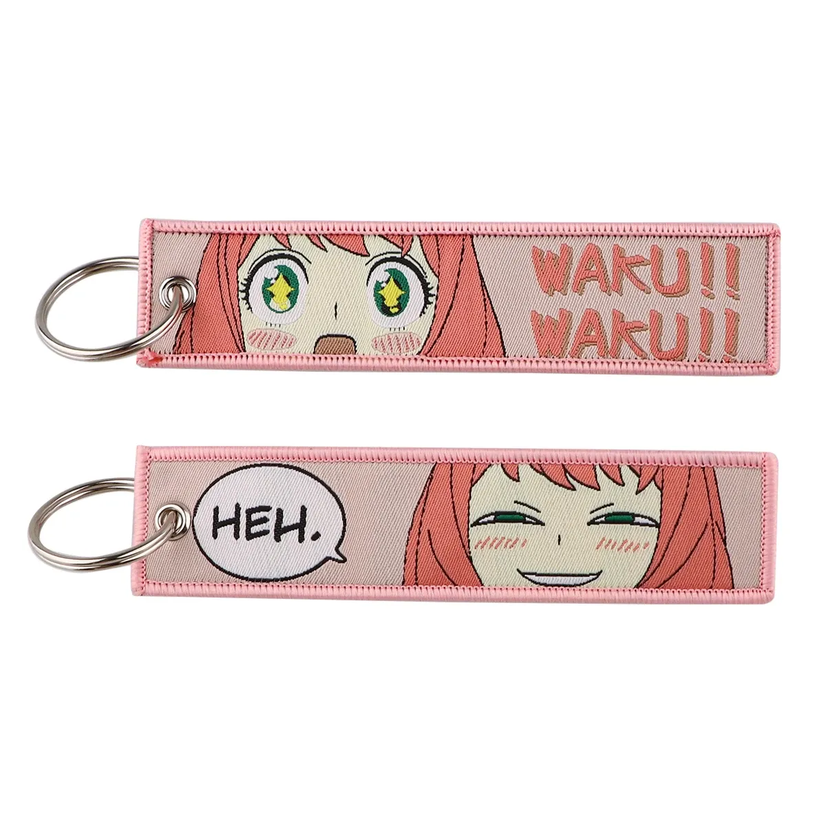 Porte-clés brodé Gojo Satoru, style manga et anime, pour moto et voiture 22