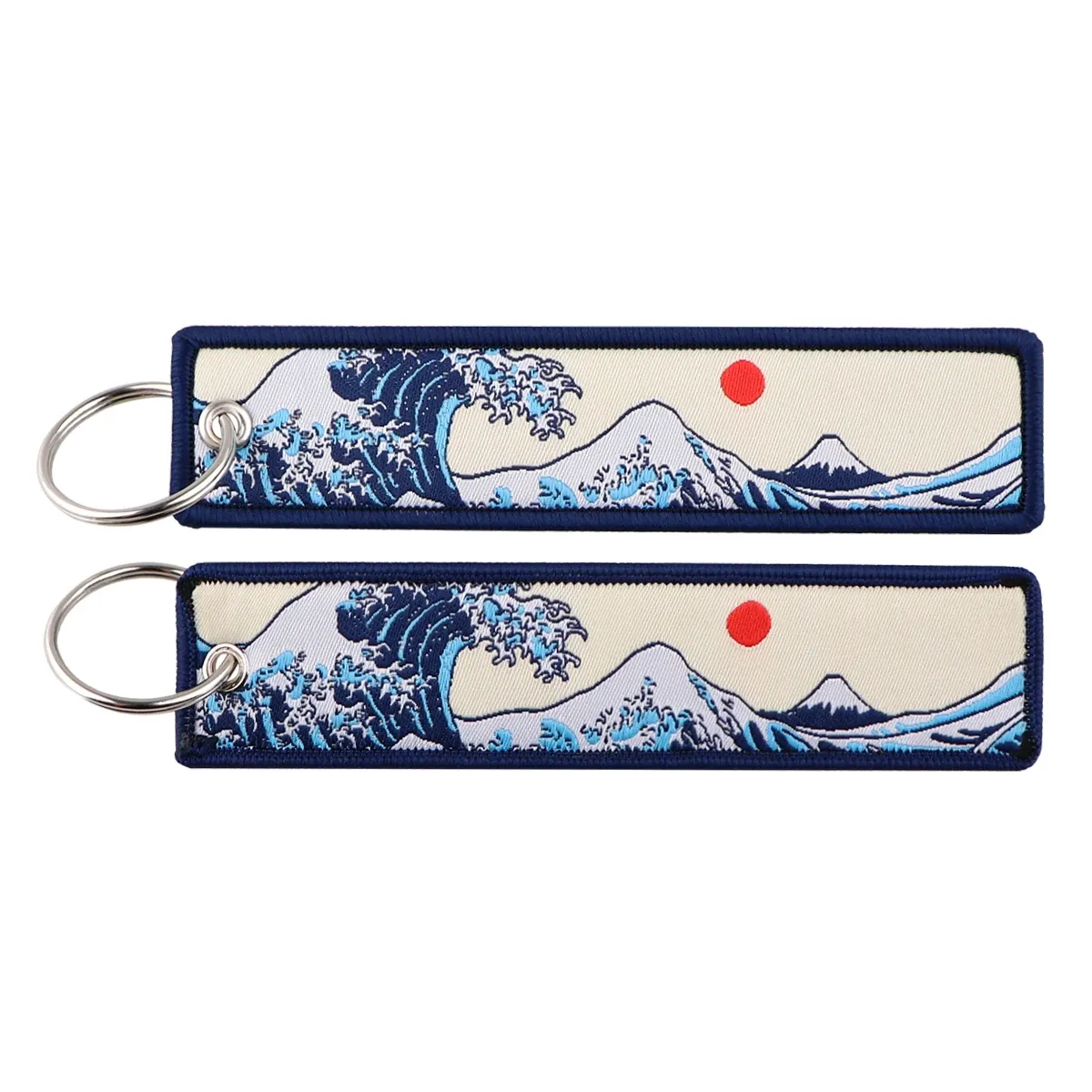 Porte-clés brodé Gojo Satoru, style manga et anime, pour moto et voiture 16