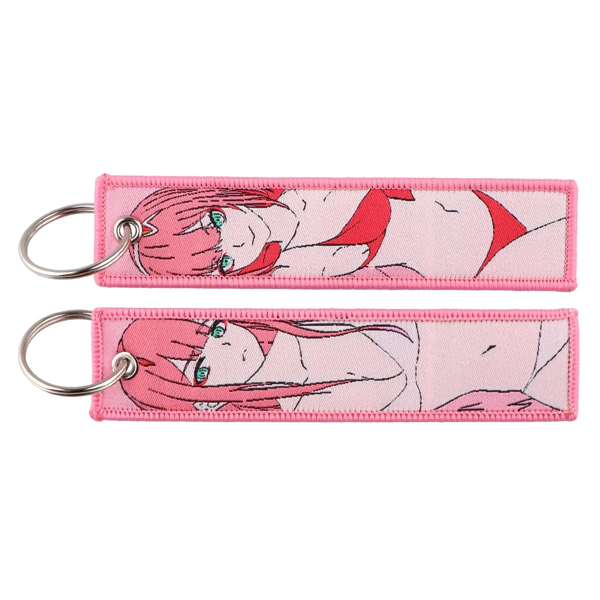 Porte-clés brodé Gojo Satoru, style manga et anime, pour moto et voiture 13