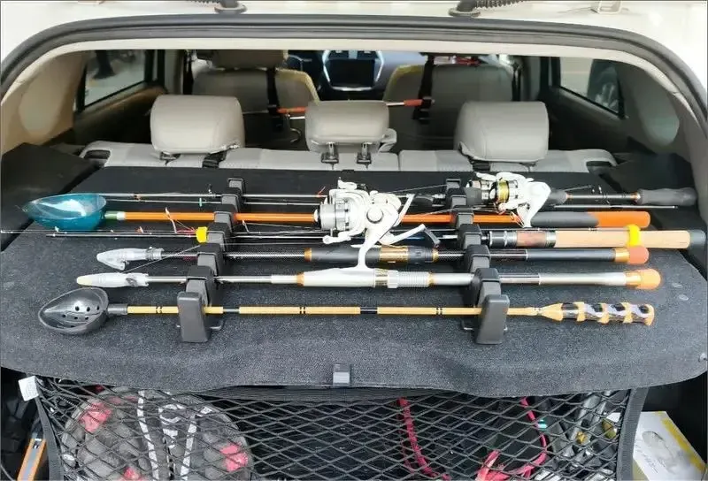 Rangement élégant pour cannes à pêche