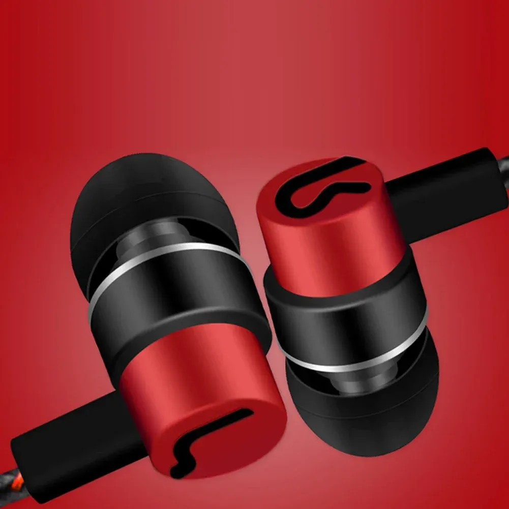 Écouteurs filaires intra-auriculaires stéréo à basses renforcées, réduction de bruit, connecteur jack 3,5 mm 4