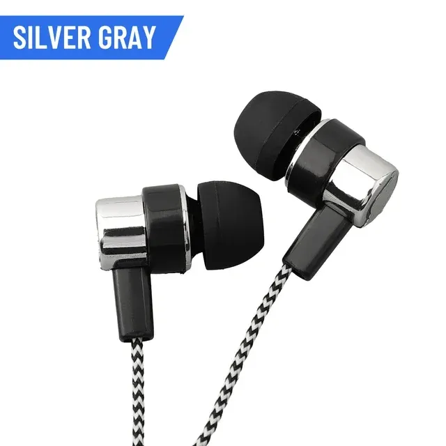 Écouteurs filaires intra-auriculaires stéréo à basses renforcées, réduction de bruit, connecteur jack 3,5 mm 9