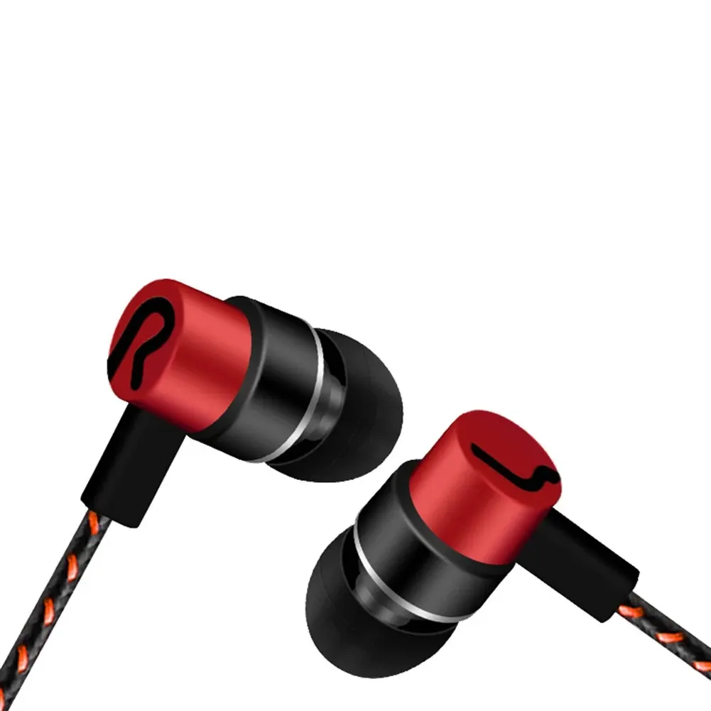 Écouteurs filaires intra-auriculaires stéréo à basses renforcées, réduction de bruit, connecteur jack 3,5 mm 7
