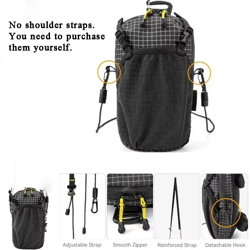 Pochette bandoulière étanche pour téléphone, légère, pour la randonnée et le camping 4