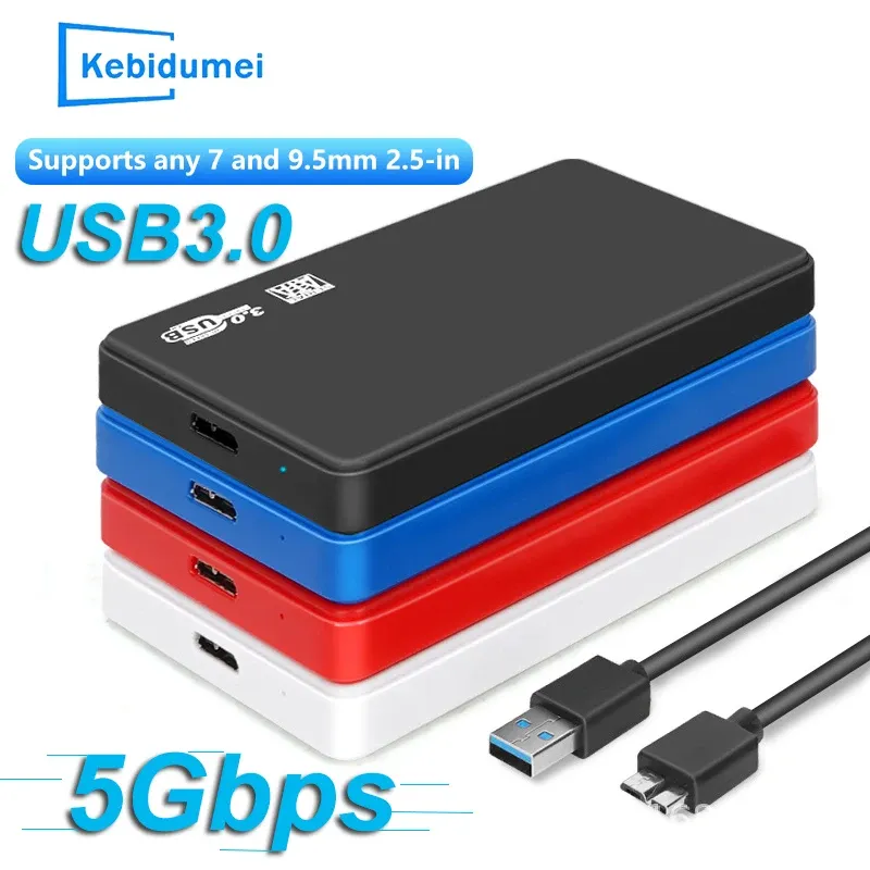 Boîtier de disque dur externe USB 3.0 vue d'ensemble