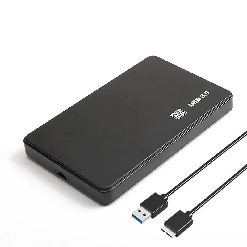 Boîtier de disque dur externe USB 3.0 pour HDD/SSD SATA 2,5 pouces, transfert haute vitesse 5 Gbps, compatible PC portable et PS5 9