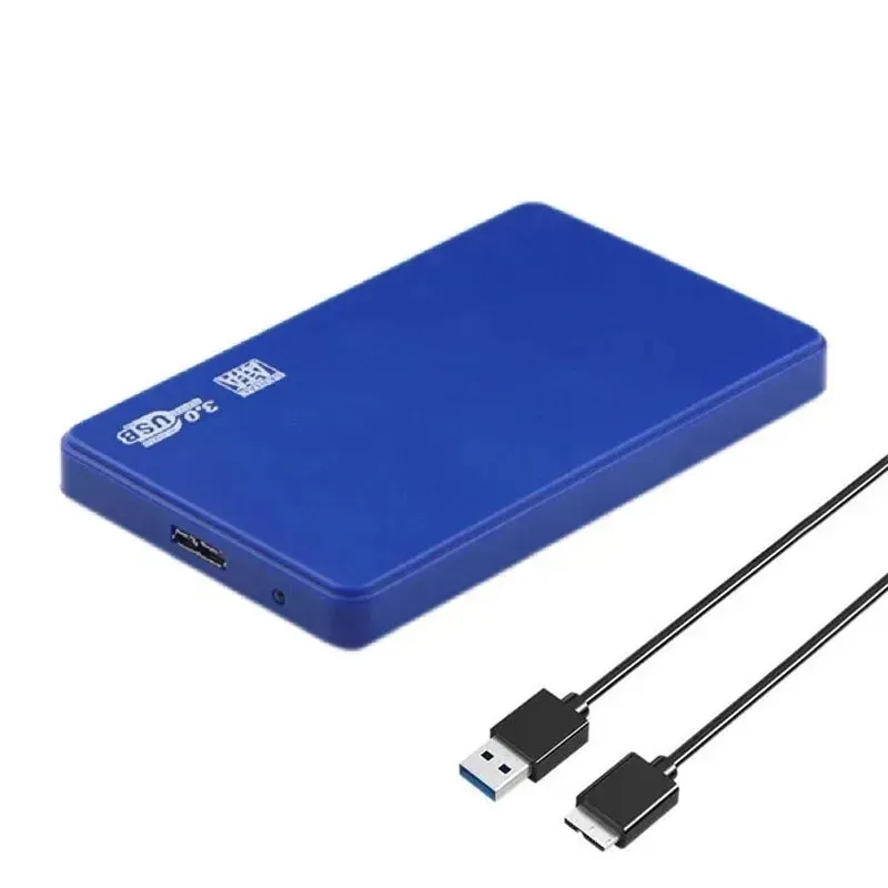 Boîtier de disque dur externe USB 3.0 pour HDD/SSD SATA 2,5 pouces, transfert haute vitesse 5 Gbps, compatible PC portable et PS5 8