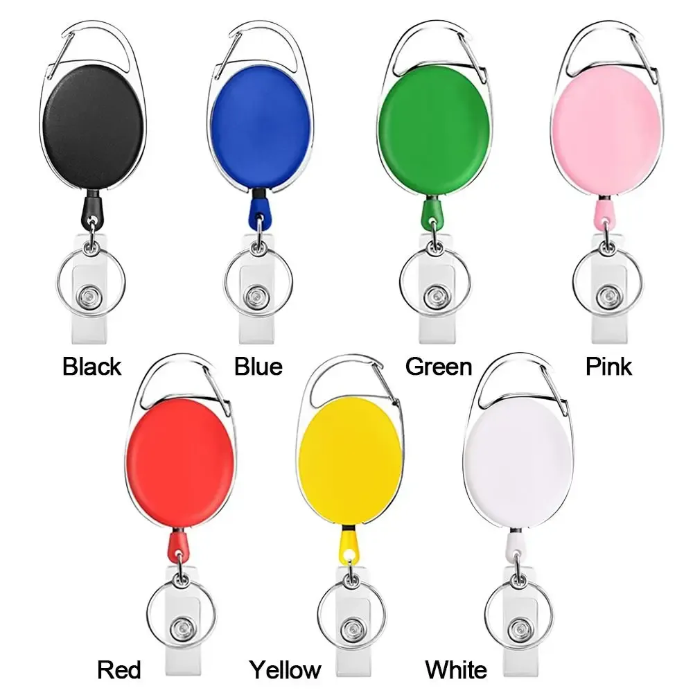 Porte-badge rétractable premium, vue latérale