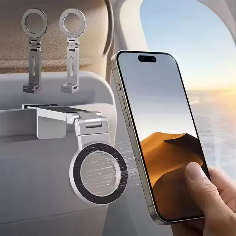 Support de téléphone magnétique en situation de voyage