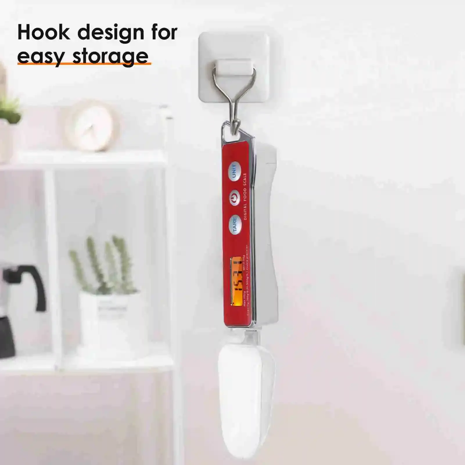 Cuillère doseuse numérique avec fonction tare, capacité 0,05 g 5
