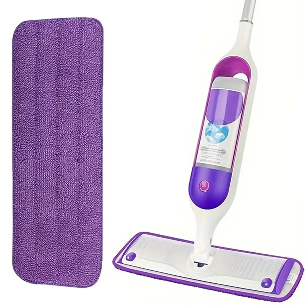 Balai plat rotatif 360° à tampons en microfibre pour le nettoyage des sols 2