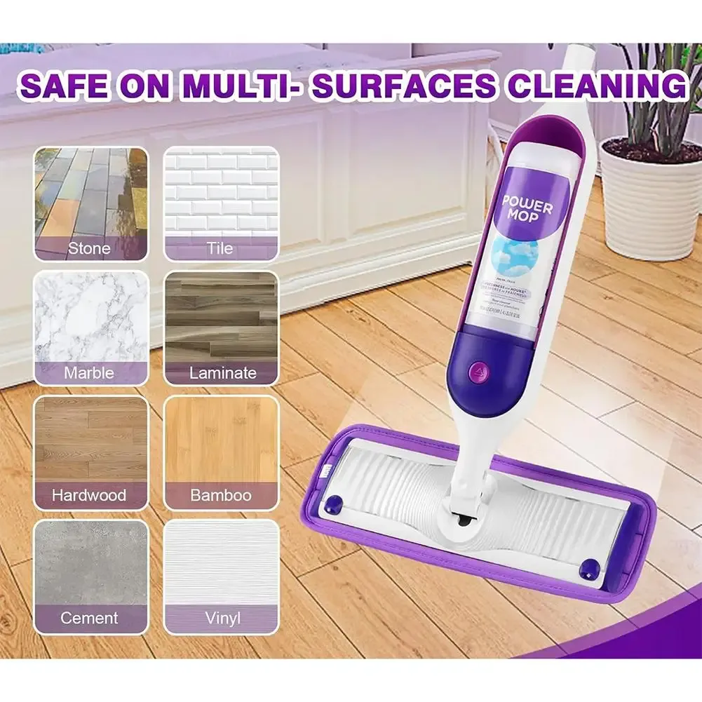 Balai plat rotatif à microfibre, présentation du produit