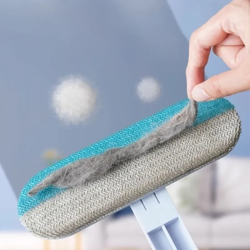Brosse de nettoyage 3 en 1 démontable pour vitres, avec brosse en microfibre, raclette et outil de nettoyage à double usage (sec et humide) 2