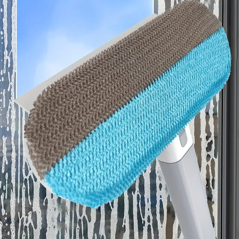 Brosse de nettoyage 3 en 1 pour vitres, détail de la brosse