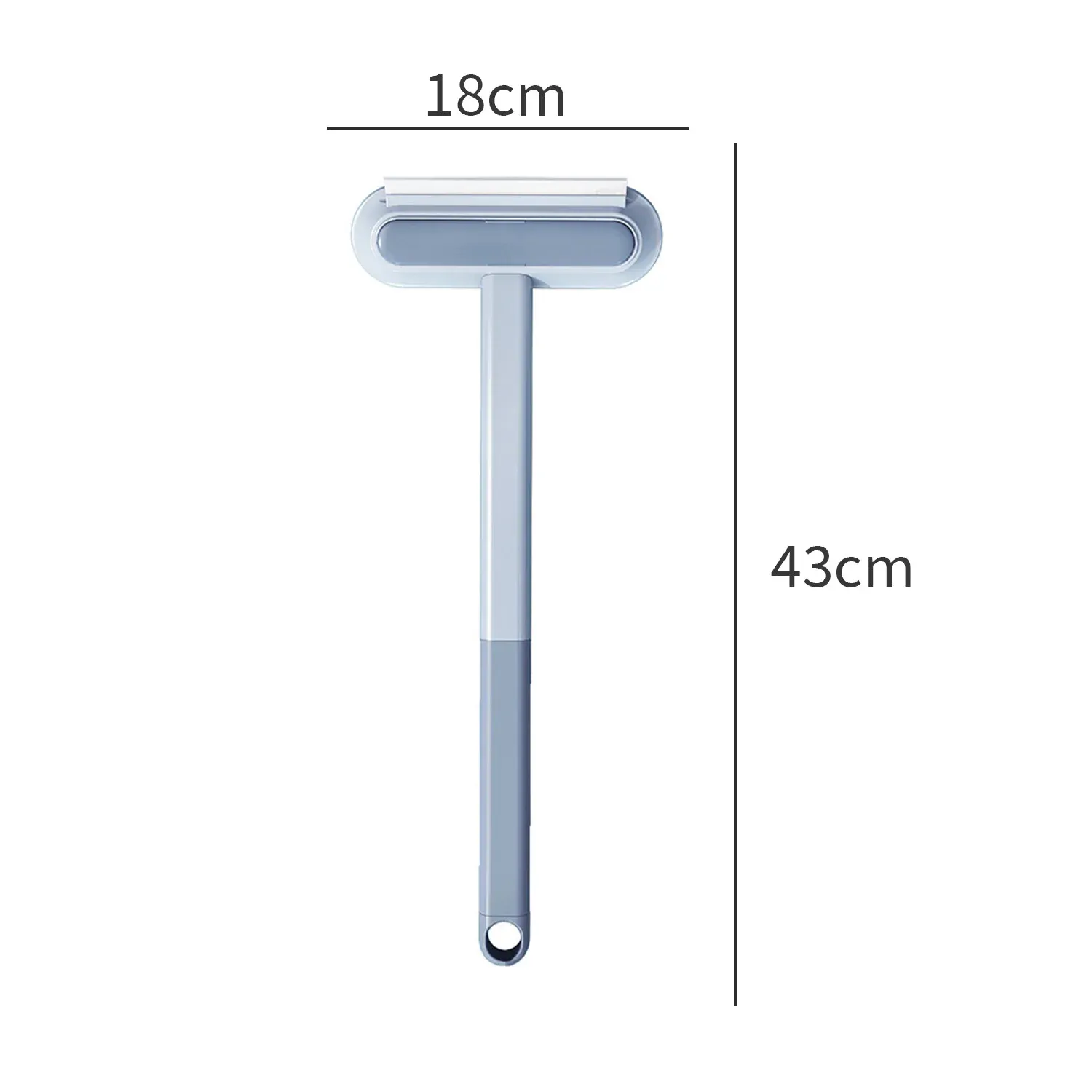 Brosse de nettoyage 3 en 1 démontable pour vitres, avec brosse en microfibre, raclette et outil de nettoyage à double usage (sec et humide) 7