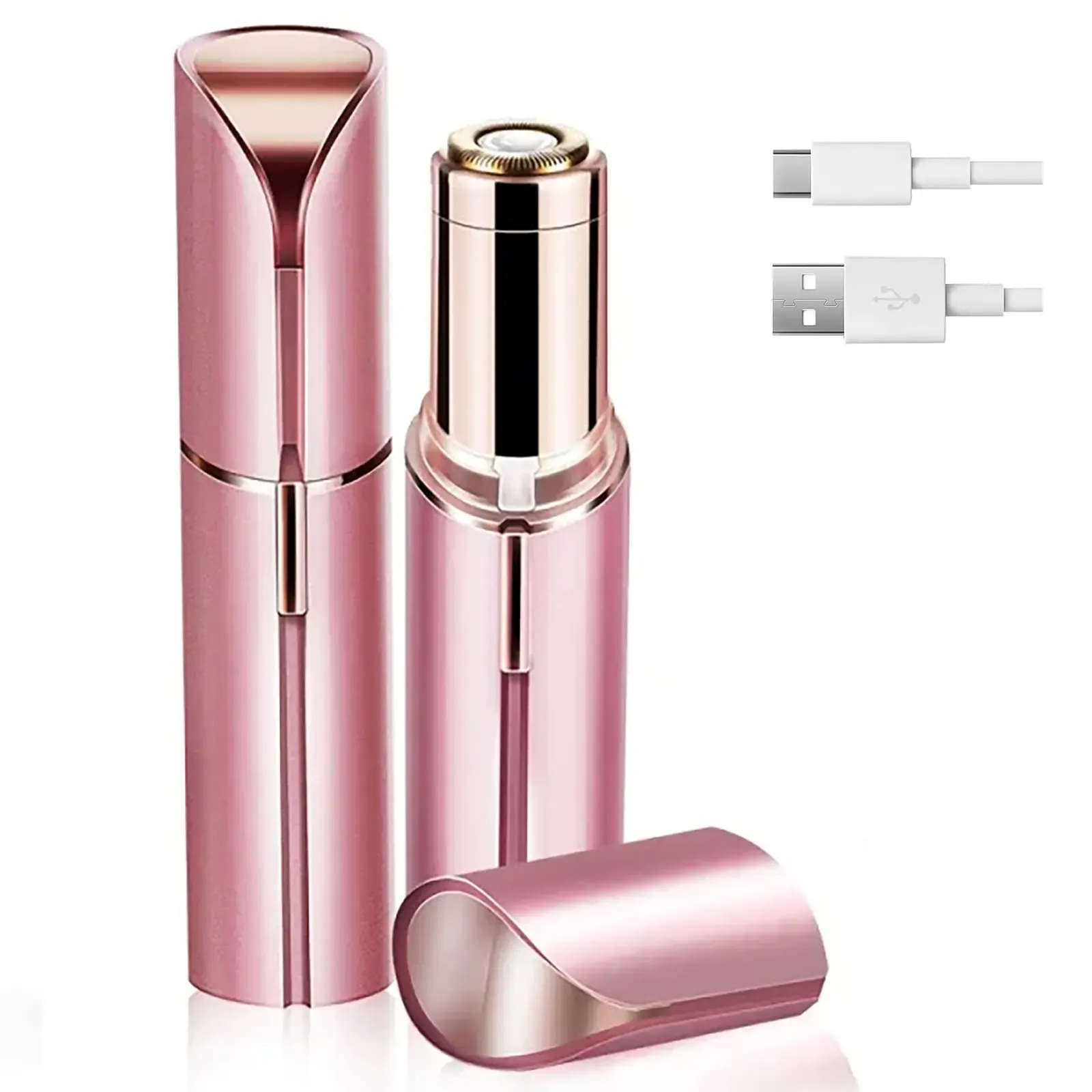 Épilateur visage pour femme, mini épilateur électrique portable pour lèvres, menton, aisselles et maillot
