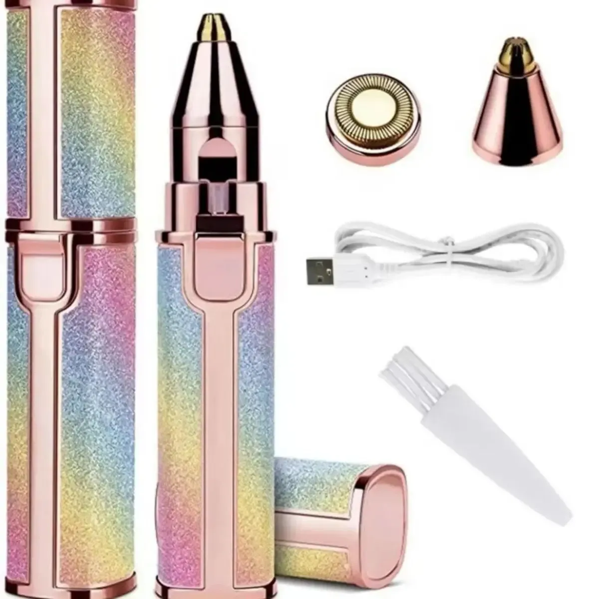 Épilateur visage pour femme, mini épilateur électrique portable pour lèvres, menton, aisselles et maillot 11