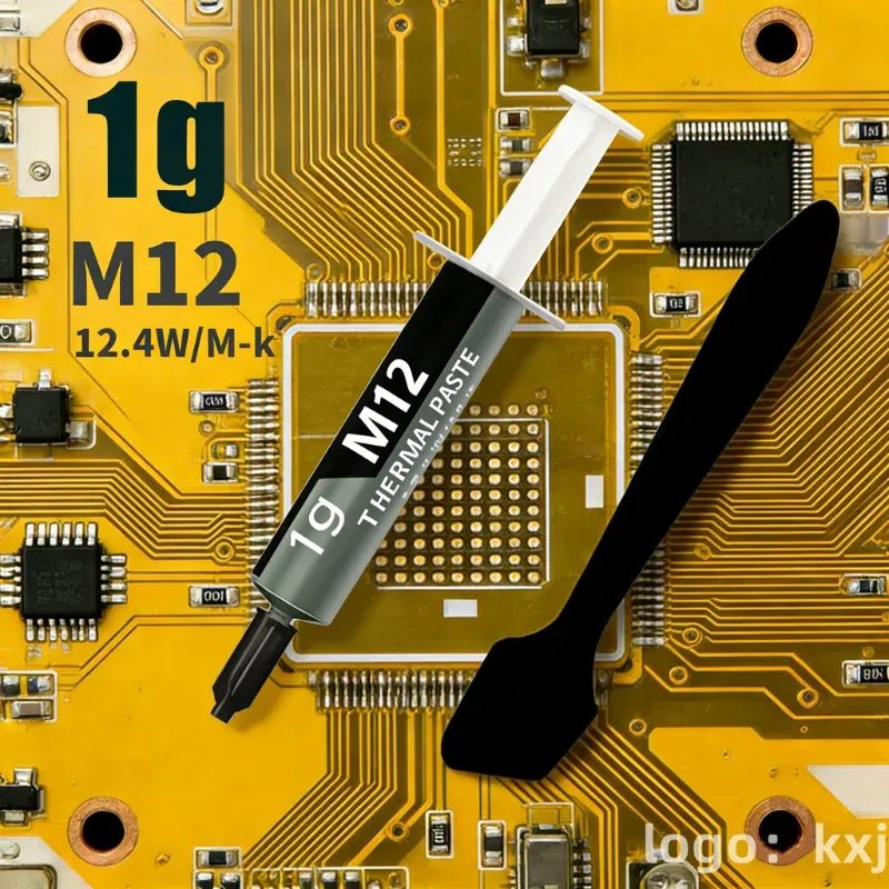 Pâte thermique conductrice 12,4 W/mK, 1 g / 4 g / 8 g / 15 g / 30 g, pour PC gaming, PS5, refroidissement CPU et GPU 21