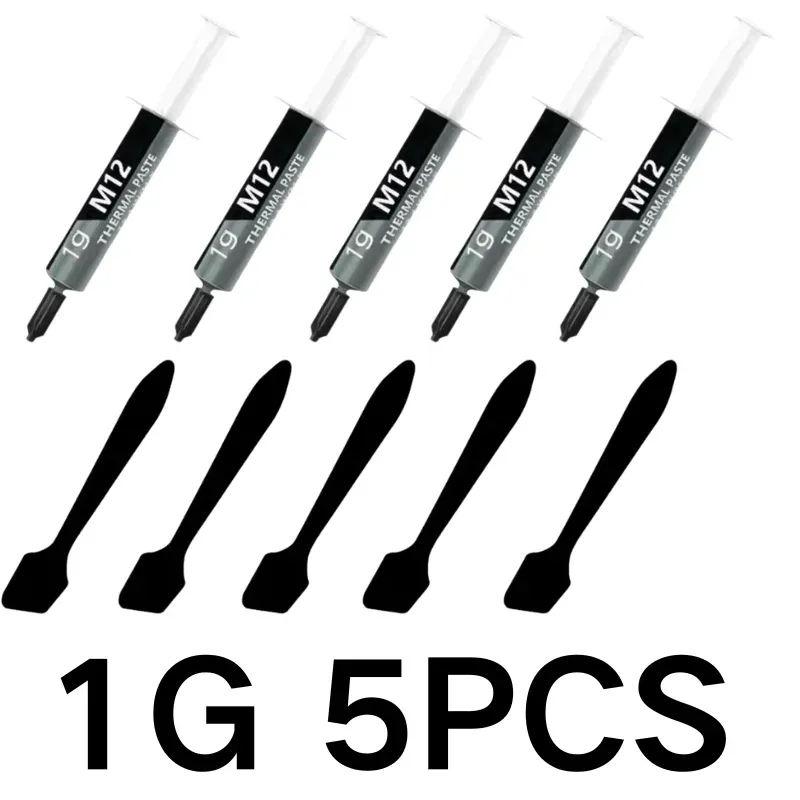 Pâte thermique conductrice 12,4 W/mK, 1 g / 4 g / 8 g / 15 g / 30 g, pour PC gaming, PS5, refroidissement CPU et GPU 16