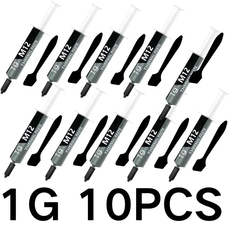 Pâte thermique conductrice 12,4 W/mK, 1 g / 4 g / 8 g / 15 g / 30 g, pour PC gaming, PS5, refroidissement CPU et GPU 15