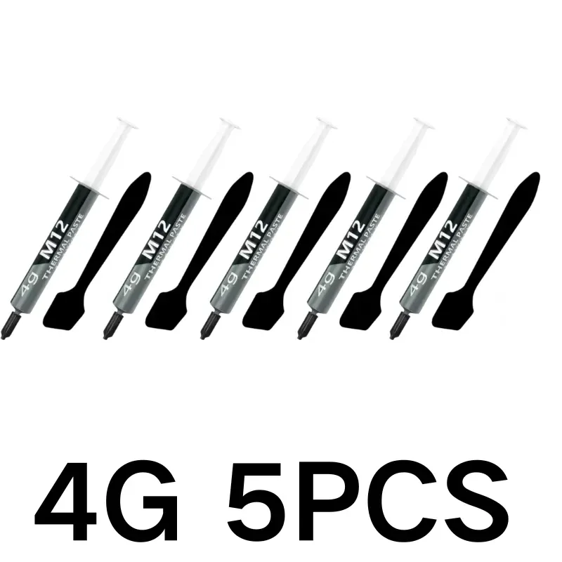 Pâte thermique conductrice 12,4 W/mK, 1 g / 4 g / 8 g / 15 g / 30 g, pour PC gaming, PS5, refroidissement CPU et GPU 12