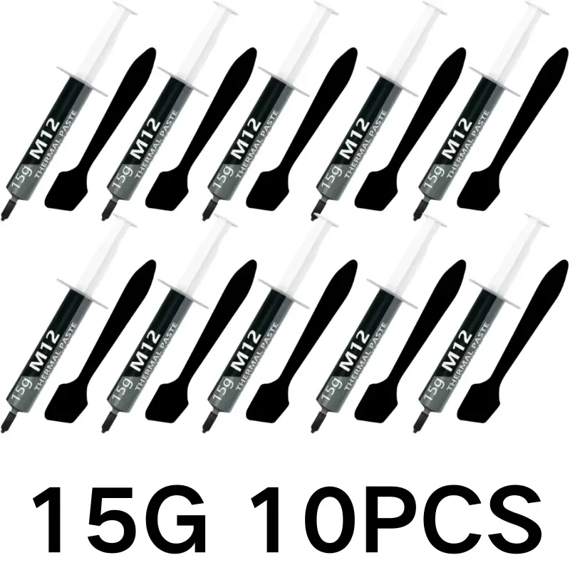 Pâte thermique conductrice 12,4 W/mK, 1 g / 4 g / 8 g / 15 g / 30 g, pour PC gaming, PS5, refroidissement CPU et GPU 7