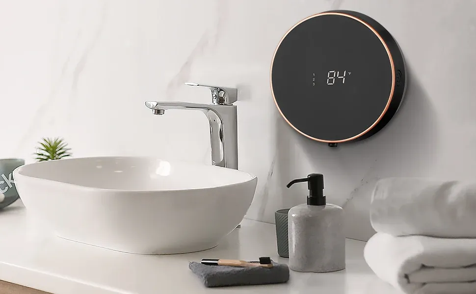 Distributeur automatique de savon liquide à trois vitesses, interchangeable