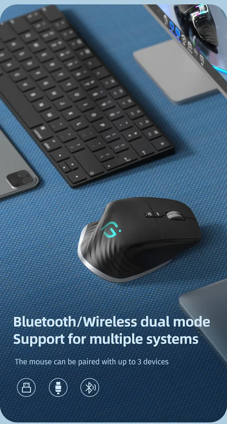 Souris ergonomique en lifestyle