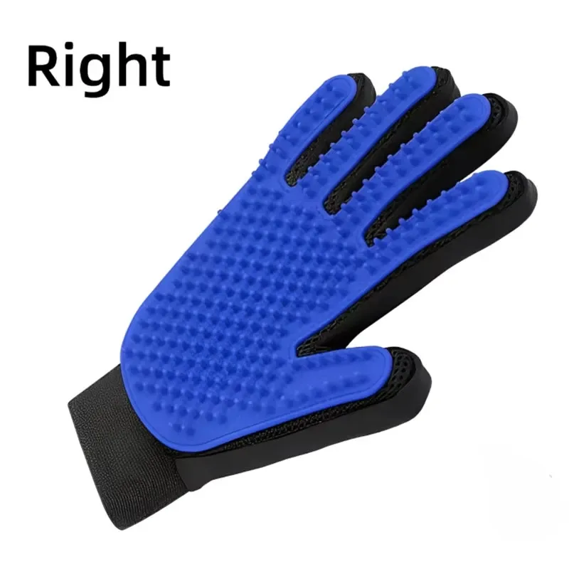 Gant de toilettage en silicone pour chiens et chats, brosse de bain et peigne de nettoyage pour animaux de compagnie 7