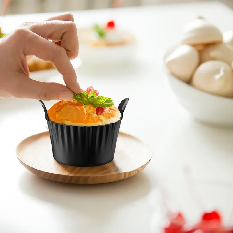 Ramequins en silicone pour la cuisson des œufs