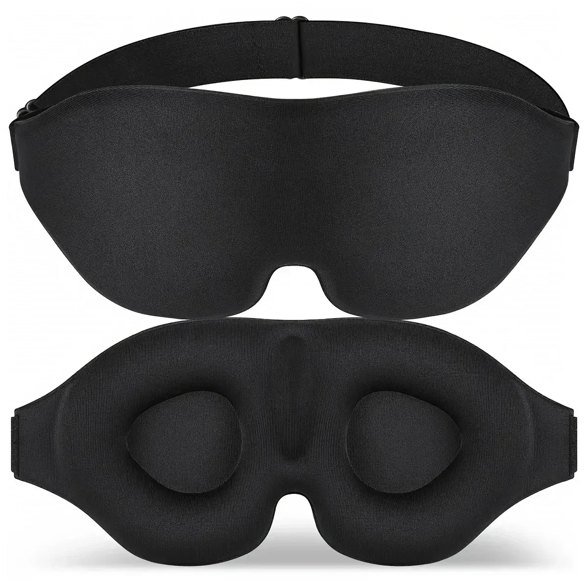 Masque de sommeil 3D profilé, cache-yeux concave moulé, masque de nuit occultant pour femmes et hommes 5
