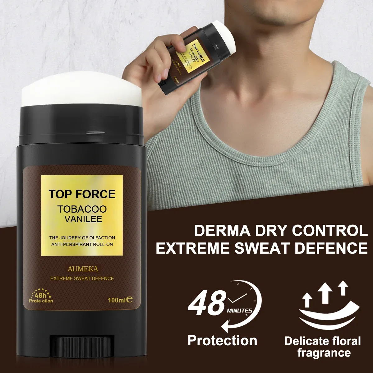 Déodorant homme, ambiance lifestyle
