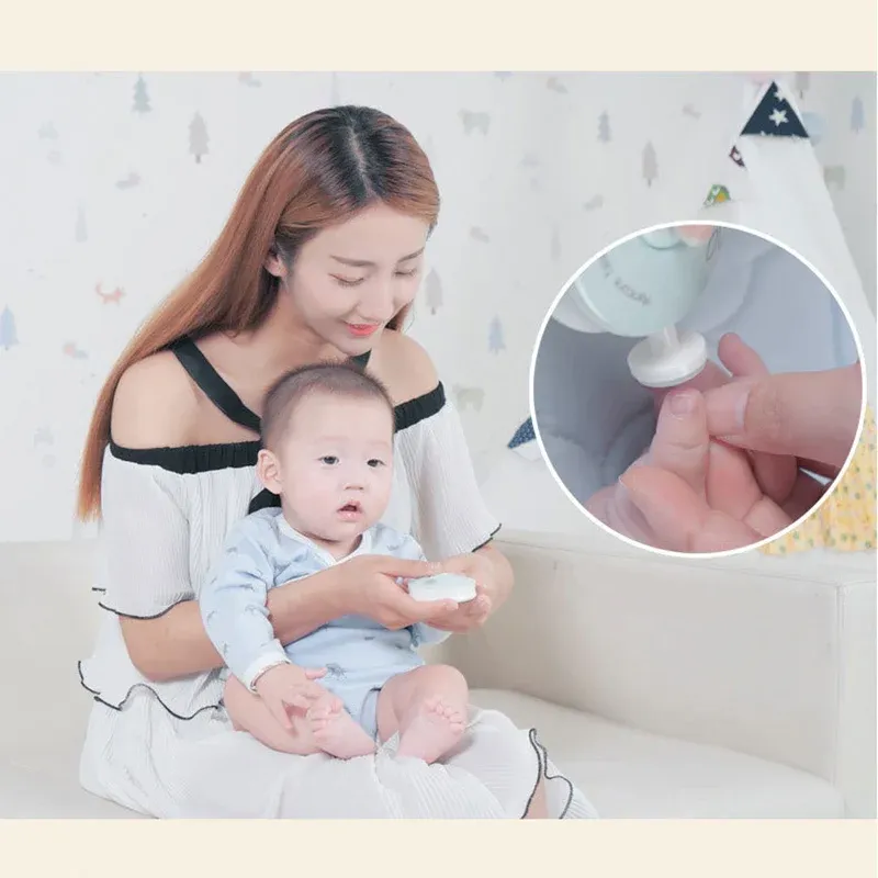 Coupe-ongles électrique pour bébé, lime à ongles pour enfant, ciseaux de manucure pour nourrissons, kit d'hygiène pour bébé, coupe-ongles pour nouveau-né 4
