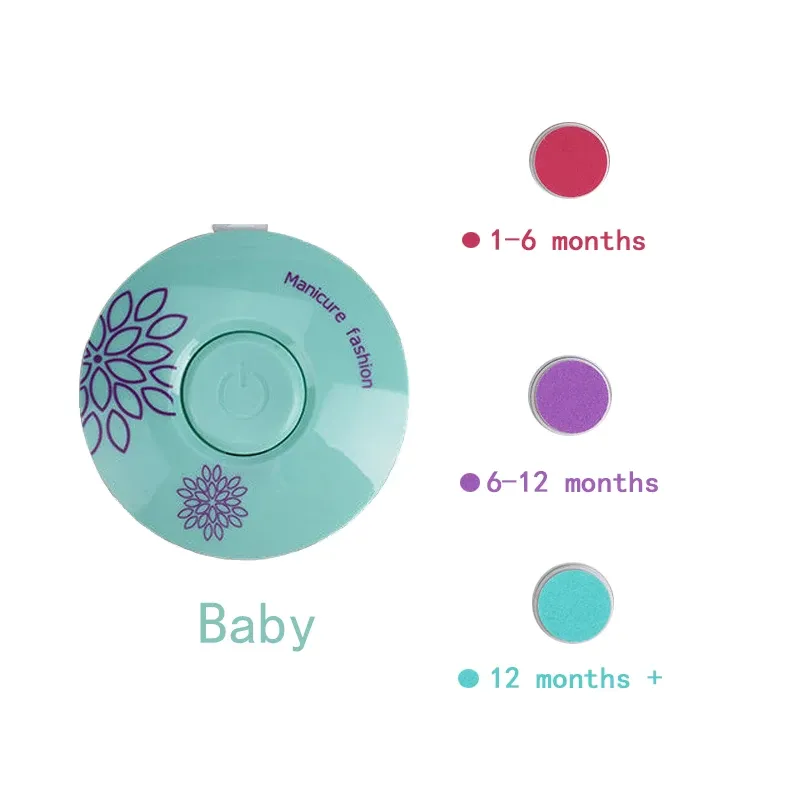 Coupe-ongles électrique pour bébé, lime à ongles pour enfant, ciseaux de manucure pour nourrissons, kit d'hygiène pour bébé, coupe-ongles pour nouveau-né 13
