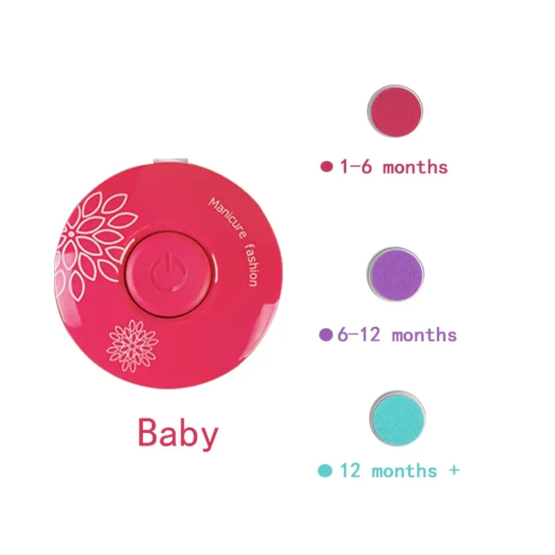 Coupe-ongles électrique pour bébé, lime à ongles pour enfant, ciseaux de manucure pour nourrissons, kit d'hygiène pour bébé, coupe-ongles pour nouveau-né 14