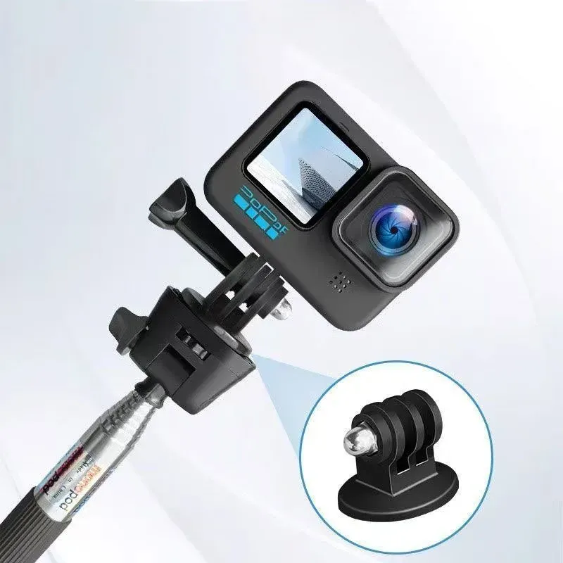 Lot de 1 à 5 adaptateurs de montage pour trépied de caméra d'action à vis 1/4 pouce, compatibles GoPro Hero 10 à 13, DJI Osmo Action et Xiaomi 4