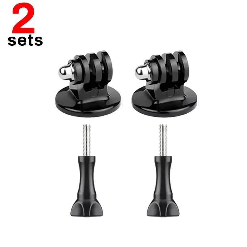 Lot de 1 à 5 adaptateurs de montage pour trépied de caméra d'action à vis 1/4 pouce, compatibles GoPro Hero 10 à 13, DJI Osmo Action et Xiaomi 9