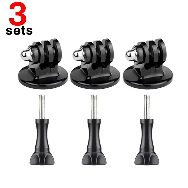 Lot de 1 à 5 adaptateurs de montage pour trépied de caméra d'action à vis 1/4 pouce, compatibles GoPro Hero 10 à 13, DJI Osmo Action et Xiaomi 10