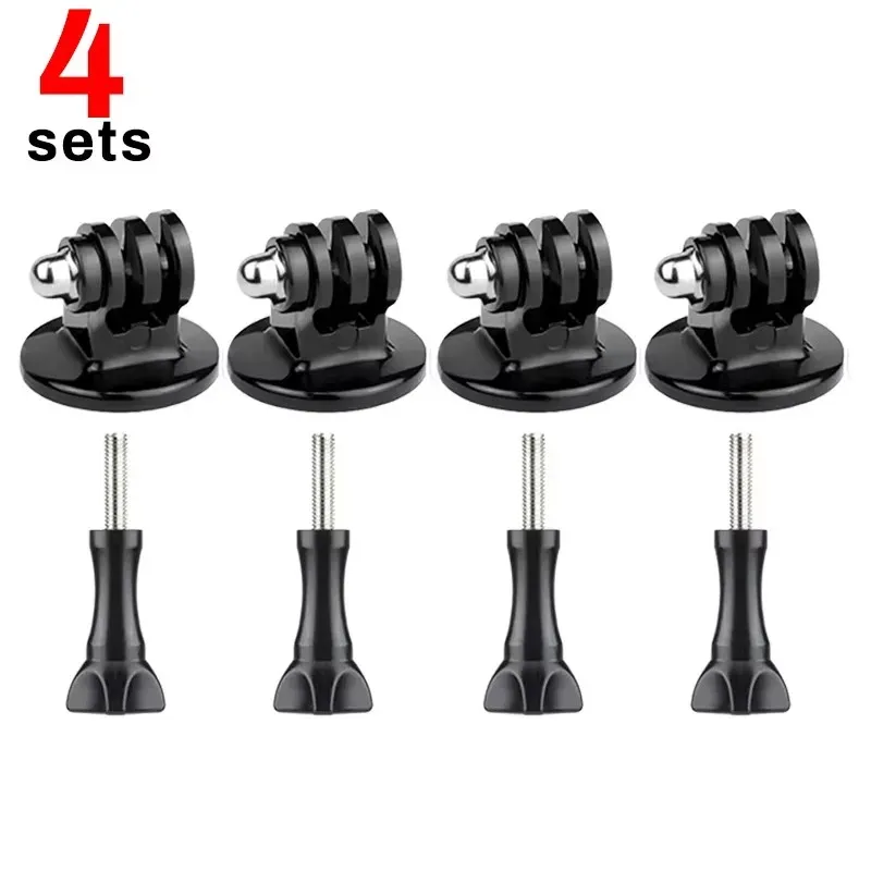 Lot de 1 à 5 adaptateurs de montage pour trépied de caméra d'action à vis 1/4 pouce, compatibles GoPro Hero 10 à 13, DJI Osmo Action et Xiaomi 11